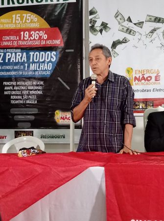 O Prefeito de Presidente dutra se declarou contra a privatizao da Eletronorte