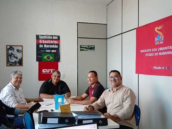 STIU-MA se re�ne com Asserca para alinhar preparativos para a festa do trabalhador Urbanit�rio(a)